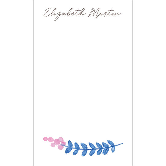 Watercolor Stem Jotter Cards